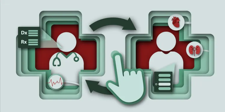 Telemedicine and chatbot graphic