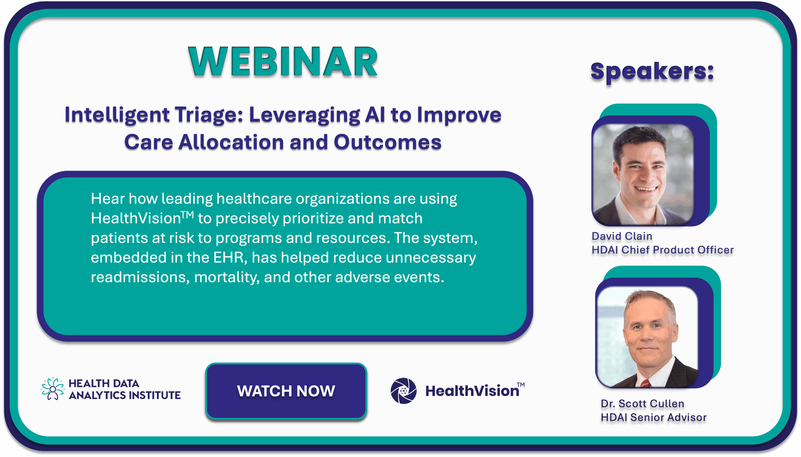 Intelligent Triage webinar graphic